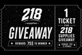 218 Supplies Giveaway (75$ gift card if you win)